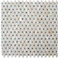 White 11 x 11 Polished Shell, Mother of Pearl Mosaic Tile