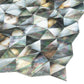 Black 12x12 Polished Shell Mosaic Tile Sample