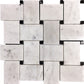 White 11 x 11 Polished Marble Mosaic Tile