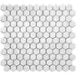 Cotton White 11 x 12 Polished Marble Mosaic Tile