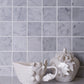 White 12 x 12 Honed Marble Mosaic Tile