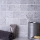 White 12 x 12 Honed Marble Mosaic Tile