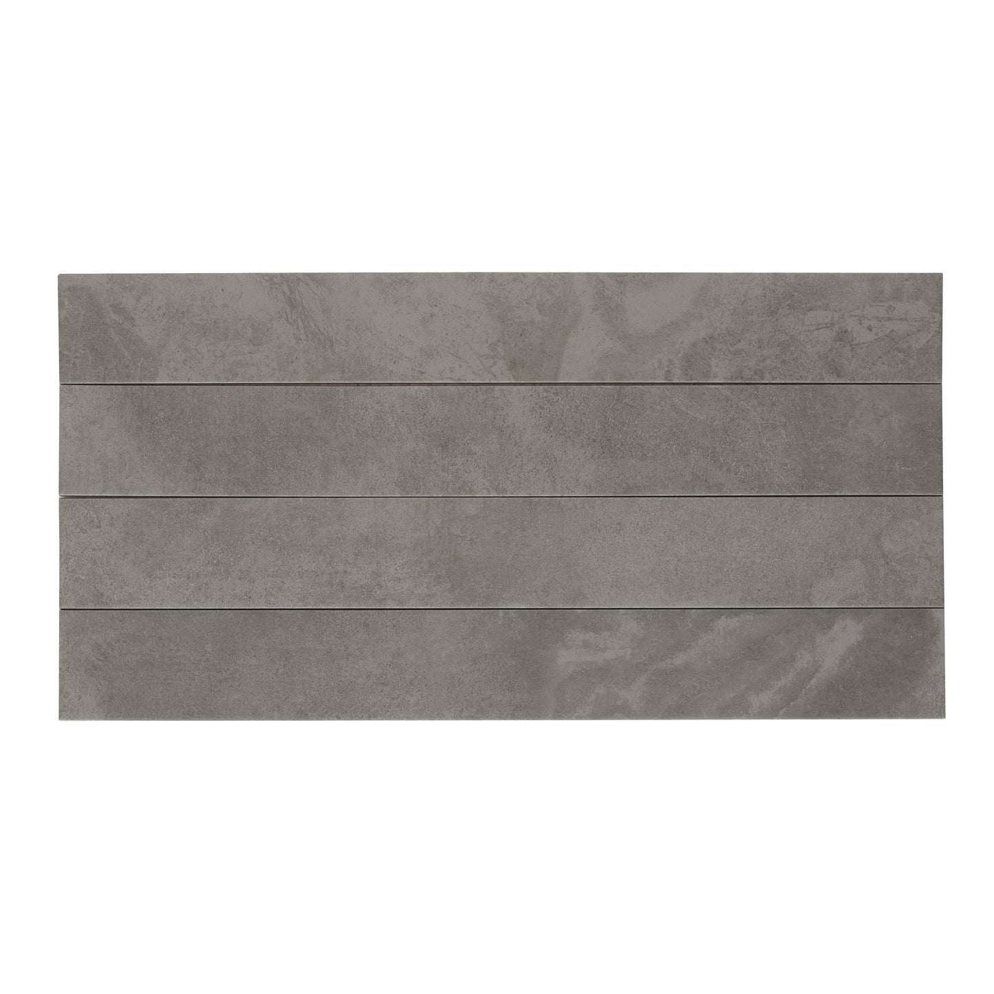 Charcoal Gray 3x24 Matte Porcelain Plank Tile - Sample