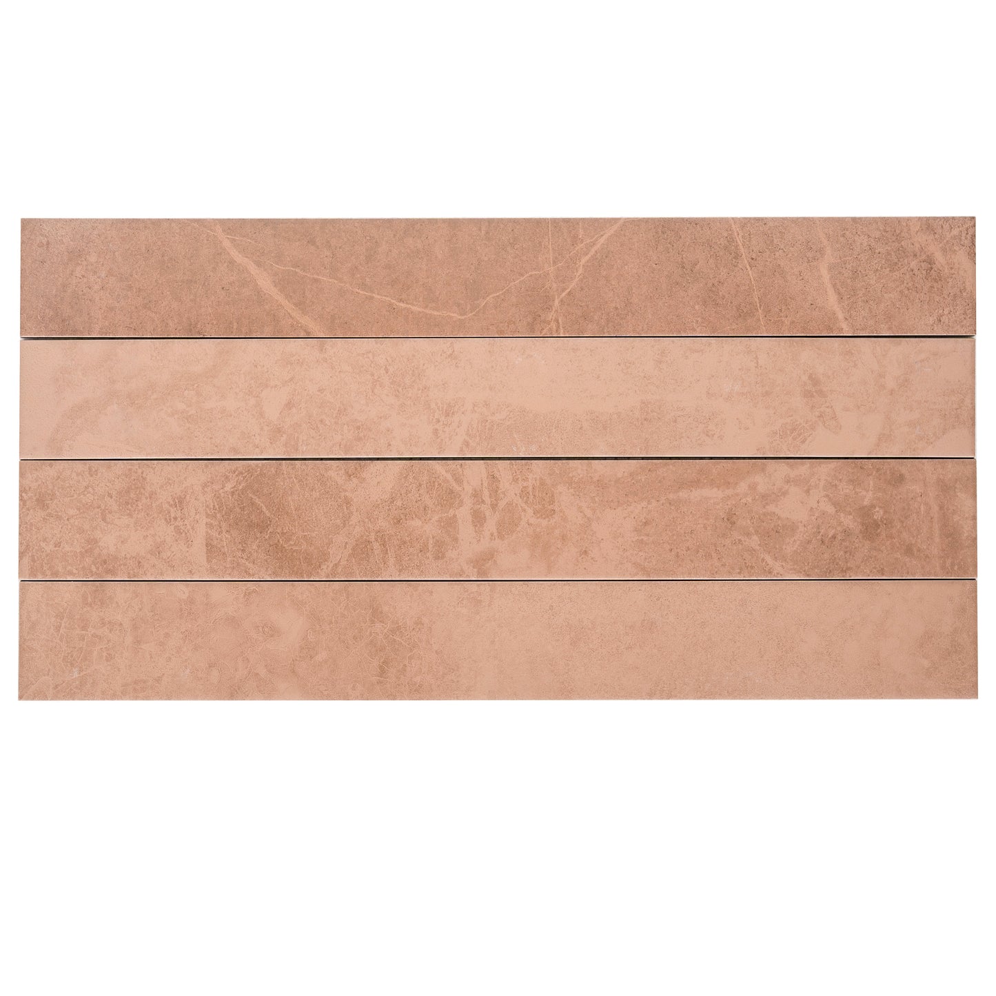 Sunbaked Terracotta 3x24 Matte Porcelain Plank Tile - Sample