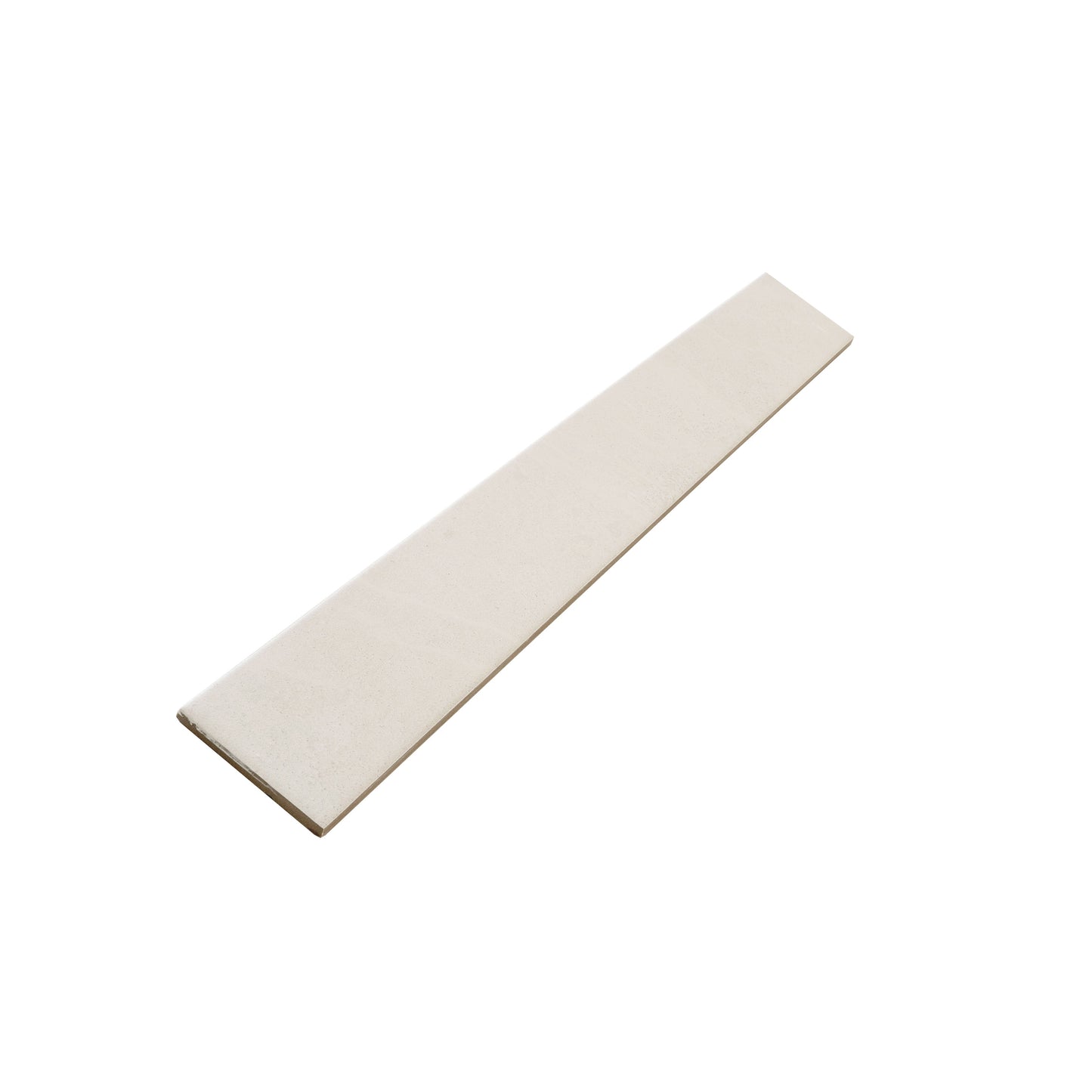 Soft White 3x24 Matte Porcelain Plank Tile - Sample