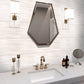 White 12 x 36 Satin Ceramic Large Tile - Sample