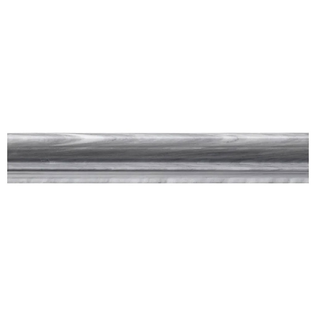 Cloud Gray 2 x 12 Polished Marble Chair Rail Trim