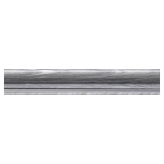 Cloud Gray 2 x 12 Polished Marble Chair Rail Trim - Sample