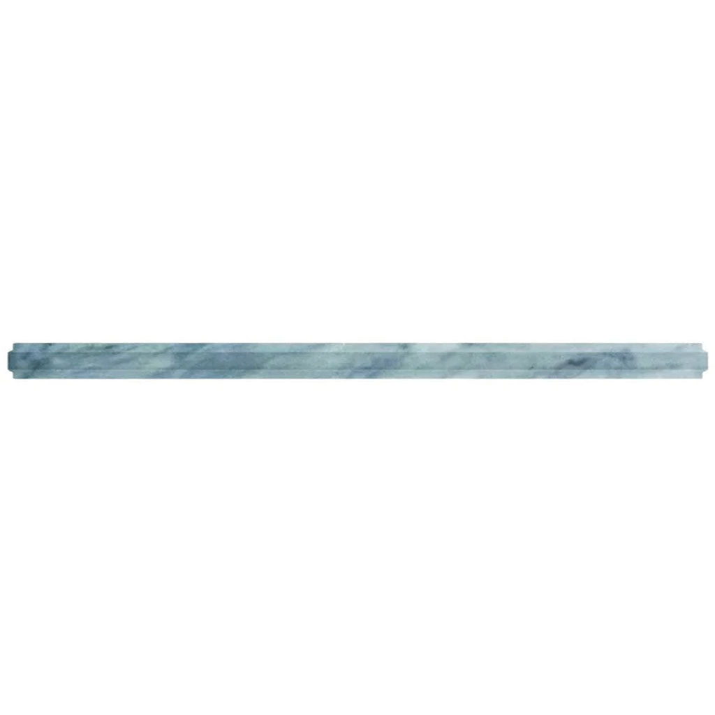 Gray 0.8 x 12 Polished Marble Pencil Trim