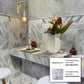 Gray 4 x 12 Honed Marble Subway Tile