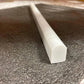 White 0.5 x 12 Honed Marble Pencil Trim