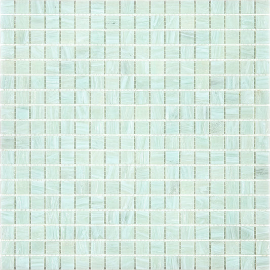 Ice Green 12 x 12 Glossy Glass Mosaic Tile