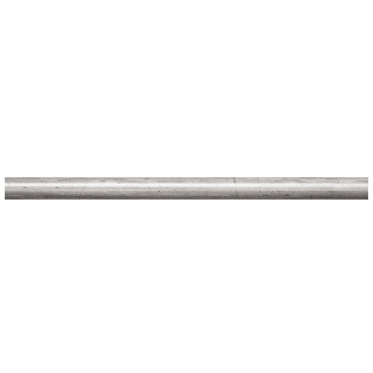 Dark Gray 0.5 x 12 Polished Marble Pencil Trim