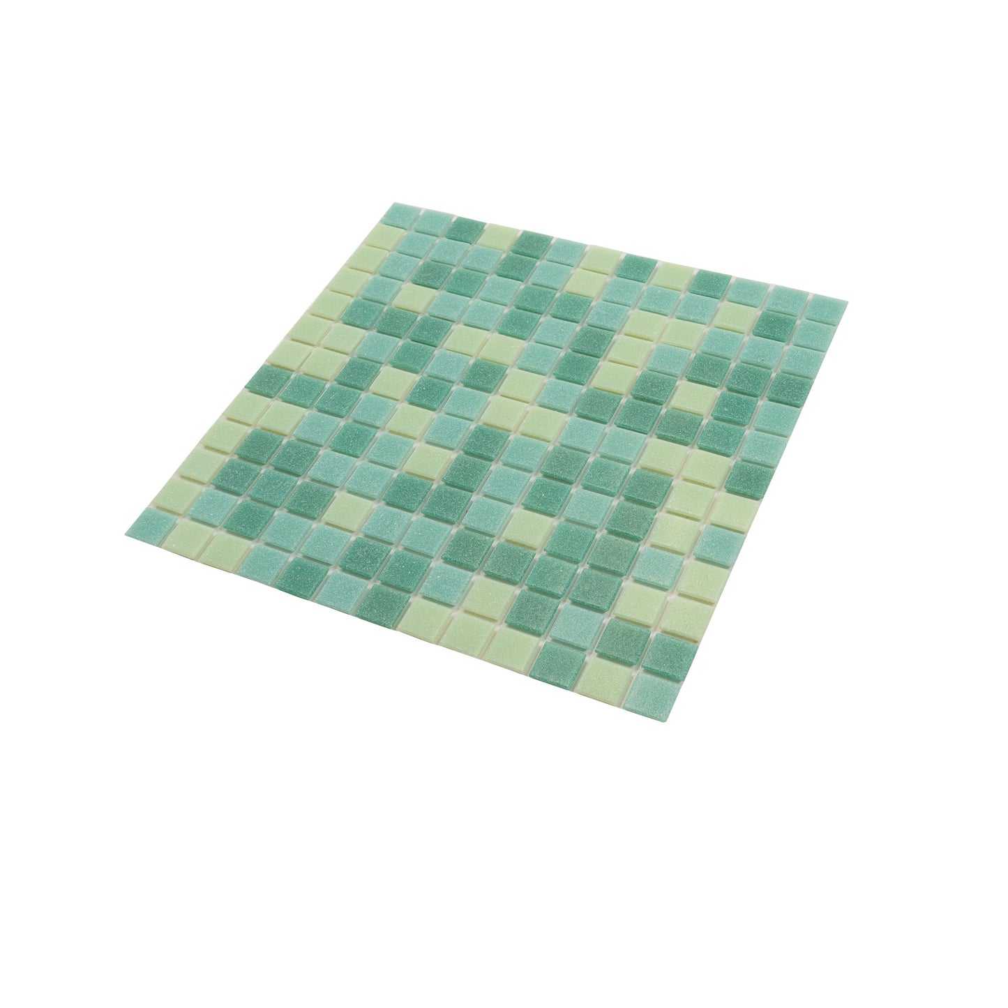 Dynasty Green 12 x 12 Glossy Glass Mosaic Tile