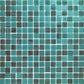 Teal Green 12 x 12 Glossy Glass Mosaic Tile