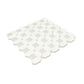 White, Blue 12x12 Polished Glass Mosaic Tile