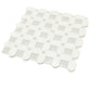 White, Blue 12x12 Polished Glass Mosaic Tile