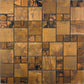 Bronze 12 x 12 Matte Metal Mosaic Tile