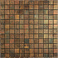 Bronze 12 x 12 Matte Metal Mosaic Tile