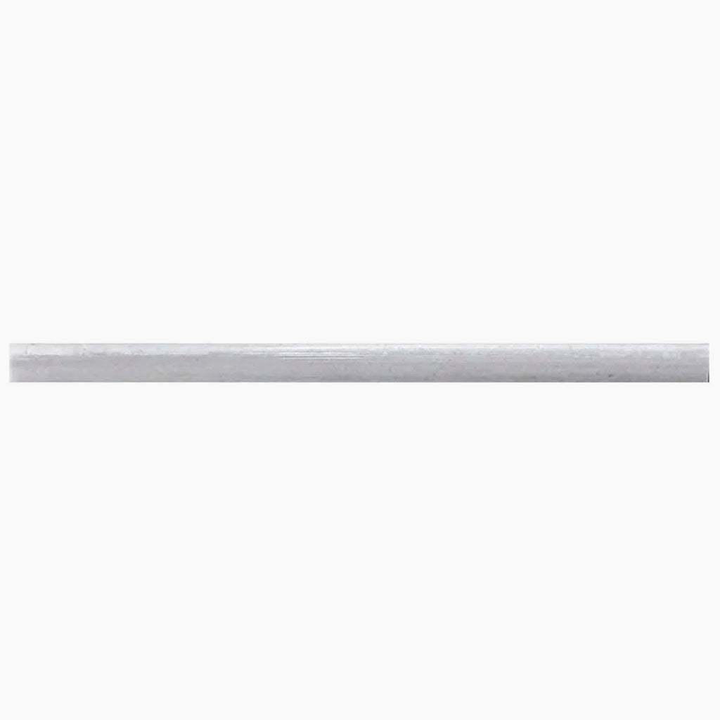 Gray 0.5 x 12 Polished Marble Pencil Trim