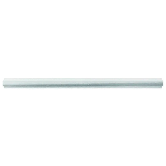 Light Gray 0.8 x 12 Polished Marble Pencil Trim