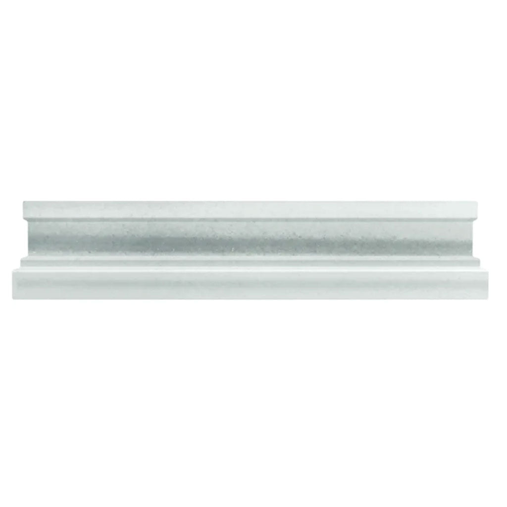 Light Gray 2 x 12 Polished Marble Chair Rail Trim