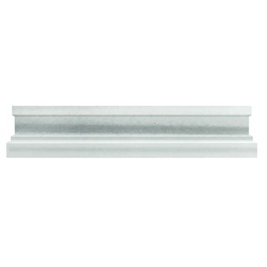 Light Gray 2 x 12 Polished Marble Chair Rail Trim