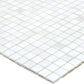 White Dove 12 x 12 Glossy Glass Mosaic Tile