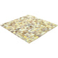 Parchment Beige 12 x 12 Glossy Glass Mosaic Tile