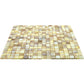 Parchment Beige 12 x 12 Glossy Glass Mosaic Tile