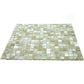 Stone Gray 12 x 12 Glossy Glass Mosaic Tile