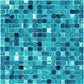 Arctic Blue 12 x 12 Glossy Glass Mosaic Tile