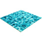 Arctic Blue 12 x 12 Glossy Glass Mosaic Tile