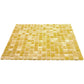 Gold Beige 12 x 12 Glossy Glass Mosaic Tile