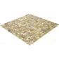 Golden Brown 12 x 12 Glossy Glass Mosaic Tile