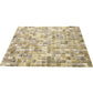 Golden Brown 12 x 12 Glossy Glass Mosaic Tile