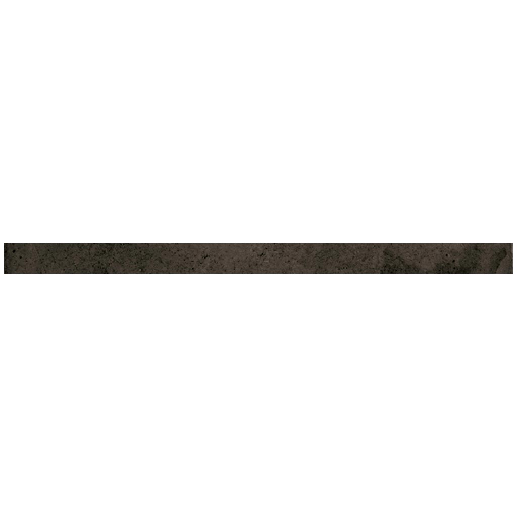 Black 0.5 x 8 Glossy Ceramic Pencil Trim