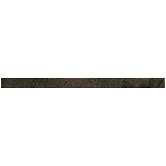 Black 0.5 x 8 Glossy Ceramic Pencil Trim - Sample