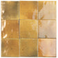 Honey Orange 4 x 4 Glossy Ceramic Square Tile