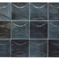 Spruce Blue 4 x 4 Glossy Ceramic Subway Deco Tile