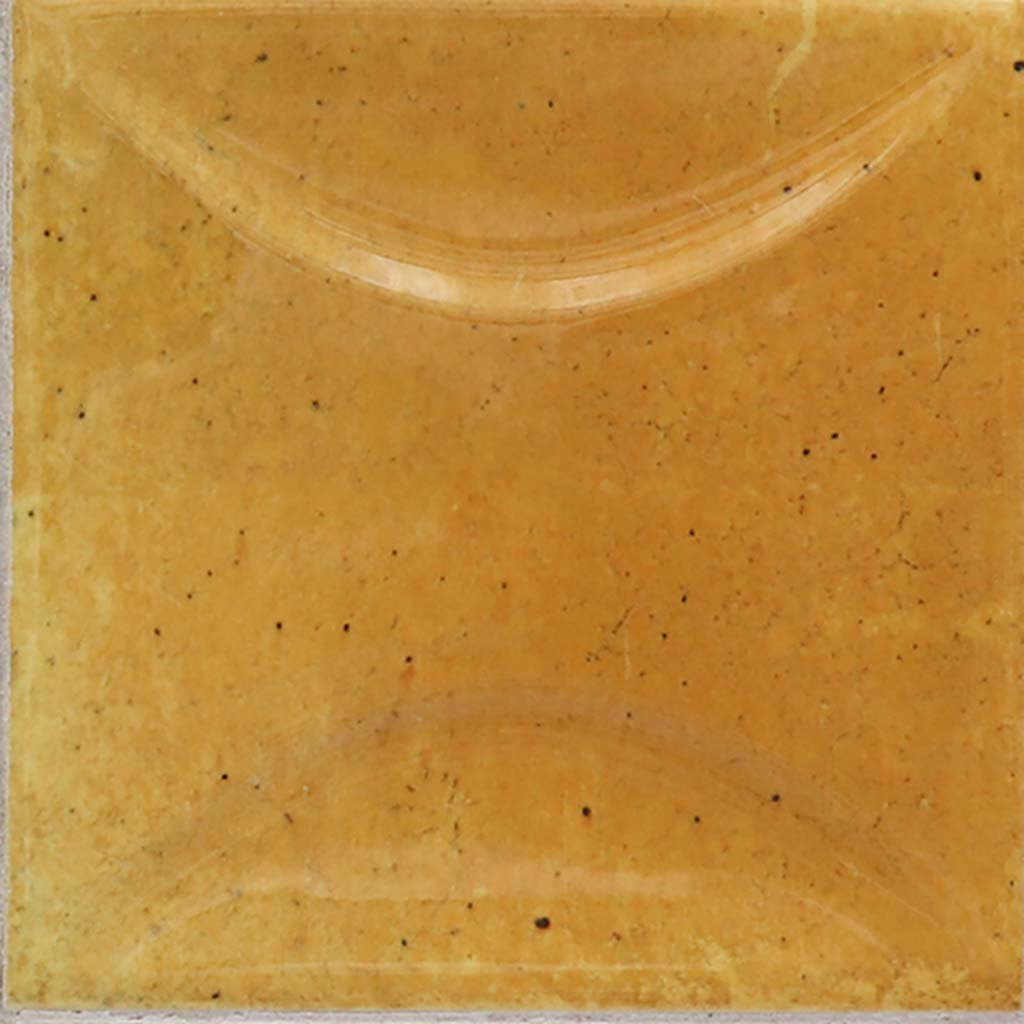 Honey Orange 4 x 4 Glossy Ceramic Subway Deco Tile