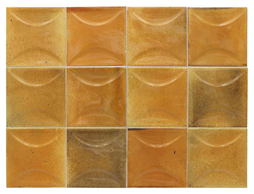 Honey Orange 4 x 4 Glossy Ceramic Subway Deco Tile