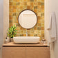 Honey Orange 4 x 4 Glossy Ceramic Subway Deco Tile