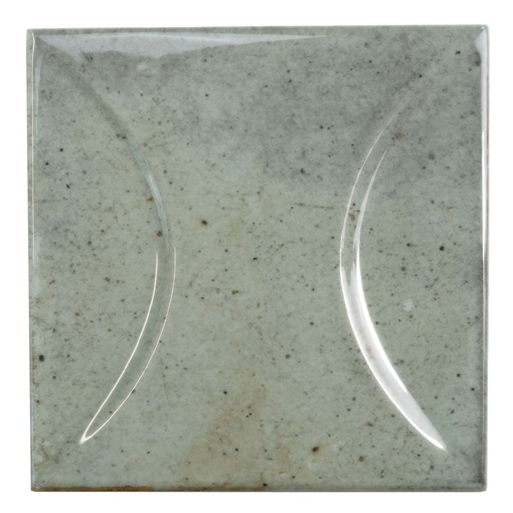 Sage Green 4 x 4 Glossy Ceramic Subway Deco Tile