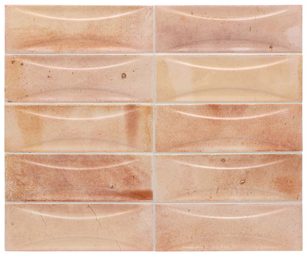 Pink 2.5 x 8 Glossy Ceramic Subway Deco Tile