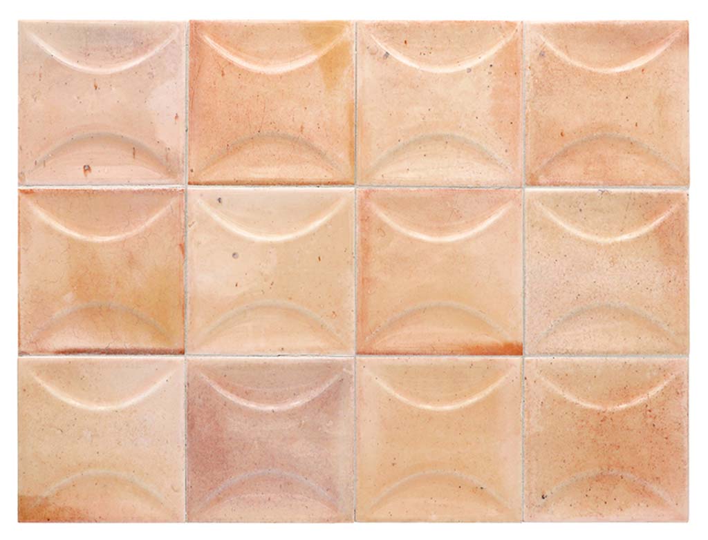 Pink 4 x 4 Glossy Ceramic Subway Deco Tile