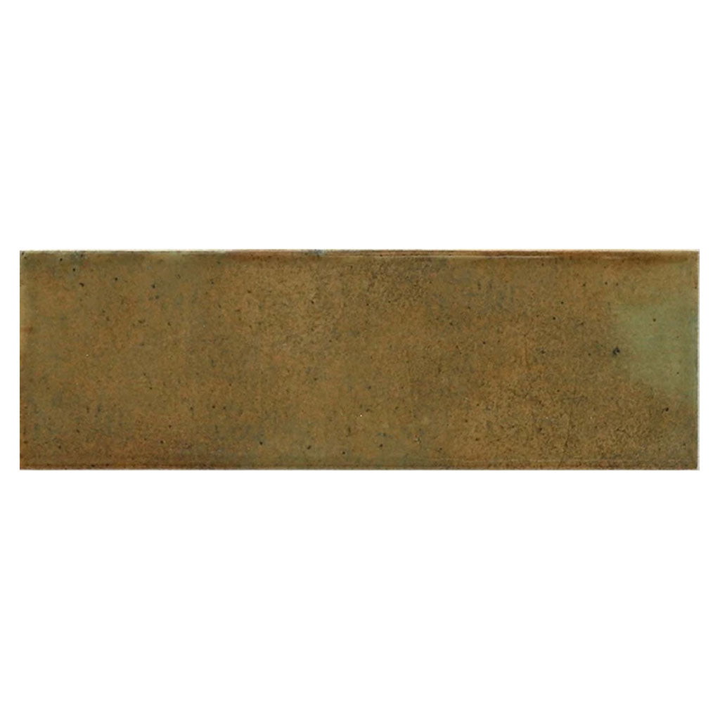 Olive Green 2.5 x 8 Glossy Ceramic Subway Tile