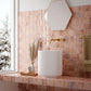 Pink 4 x 4 Glossy Ceramic Square Tile