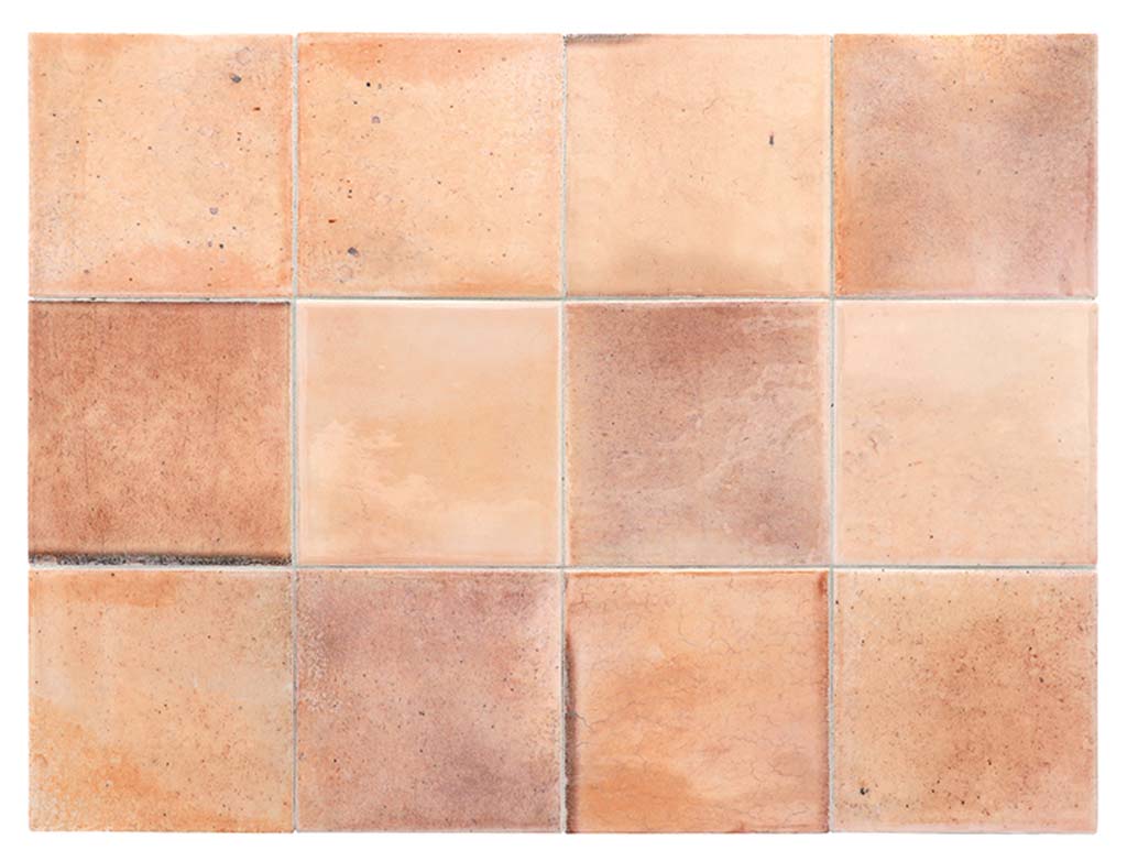 Pink 4 x 4 Glossy Ceramic Square Tile