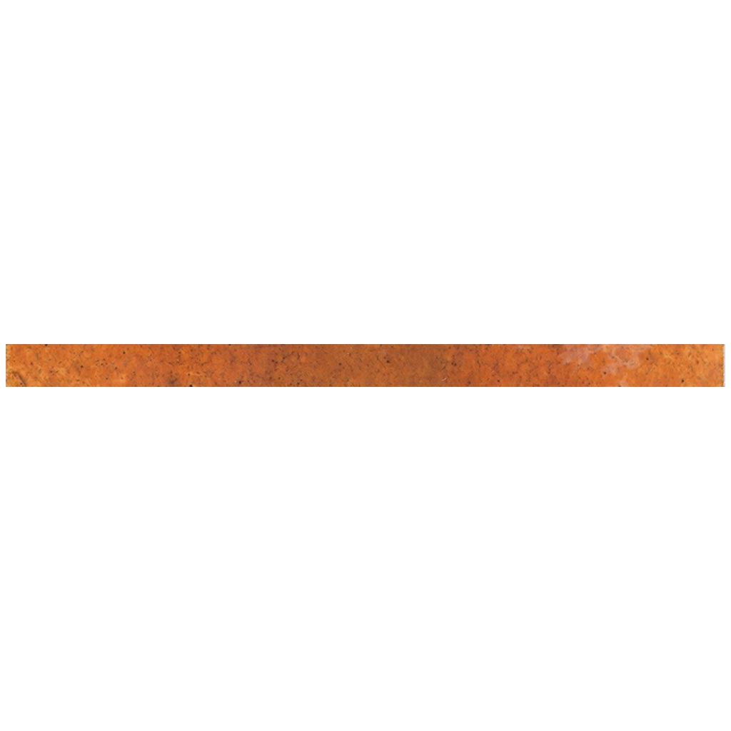 Red 0.5 x 8 Glossy Ceramic Pencil Trim